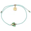 Chrysophase Crystal Bracelet | Mint - Gold