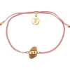 Citrine Crystal Bracelet | Salmon - Gold
