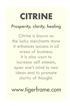 Citrine Crystal Bracelet | Salmon - Gold