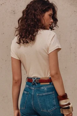 Coastline Cruisin' Shrunken Tee - Vintage Cream