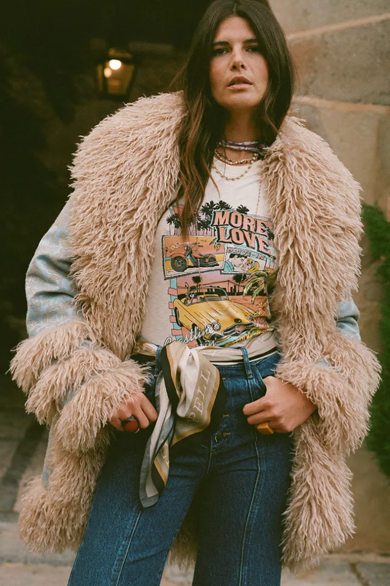 Coastline Cruisin' Shrunken Tee - Vintage Cream