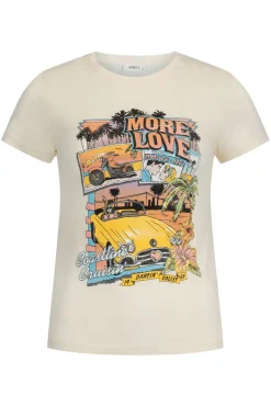Coastline Cruisin' Shrunken Tee - Vintage Cream
