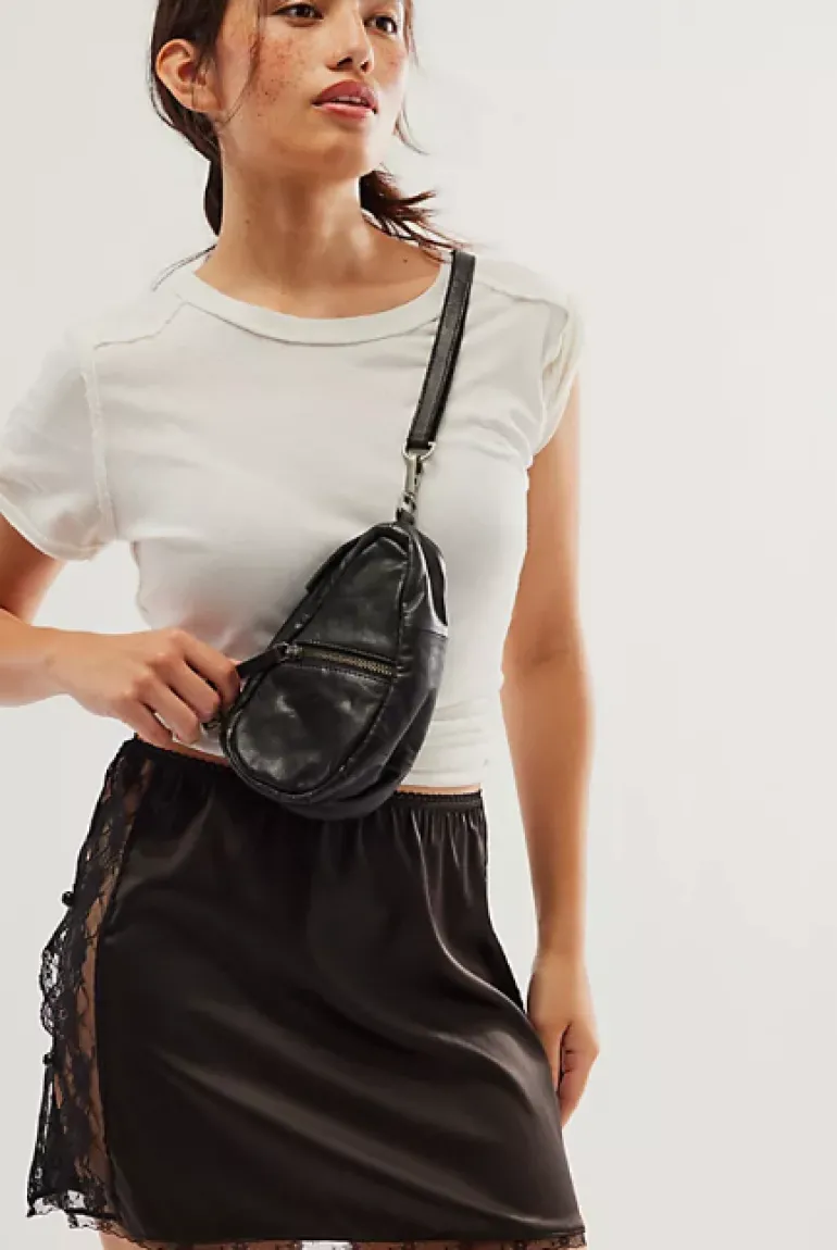 Coffee Date Mini Crossbody - Black