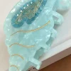 Conch Hair Claw - Turquoise
