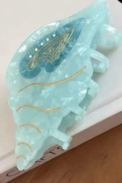 Conch Hair Claw - Turquoise