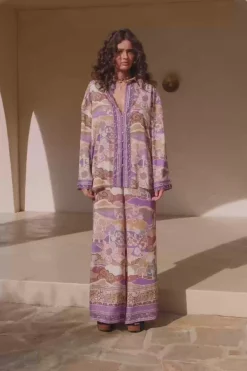 Dancing Valley Shirt - Violet