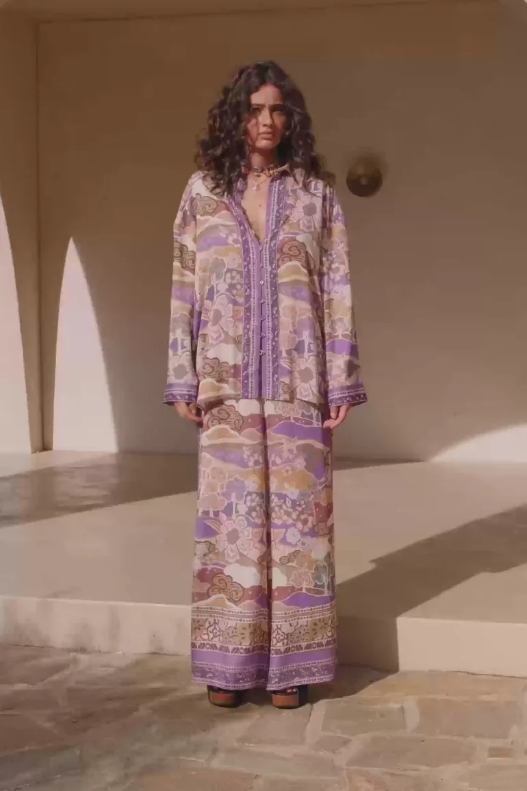 Dancing Valley Shirt - Violet