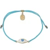 Eye Protection Bracelet | Turquoise - Gold
