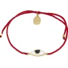 Eye Protection Bracelet | Red - Gold