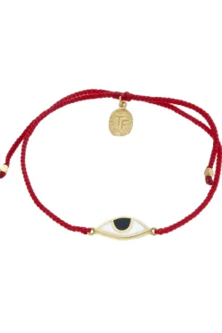 Eye Protection Bracelet | Red - Gold