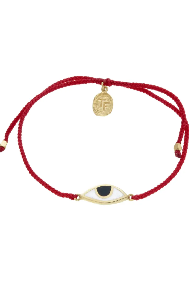 Eye Protection Bracelet | Red - Gold