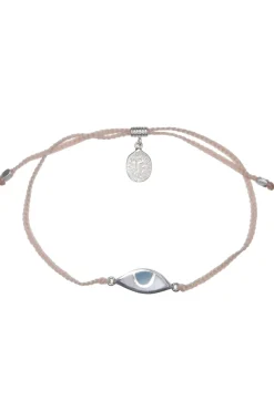 Eye Protection Bracelet | Soft Pink - Silver