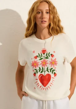 Fallen Hearts Classic Tee - Off White