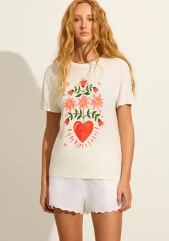 Fallen Hearts Classic Tee - Off White
