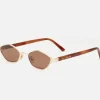 Farrah Sunglasses - Chestnut