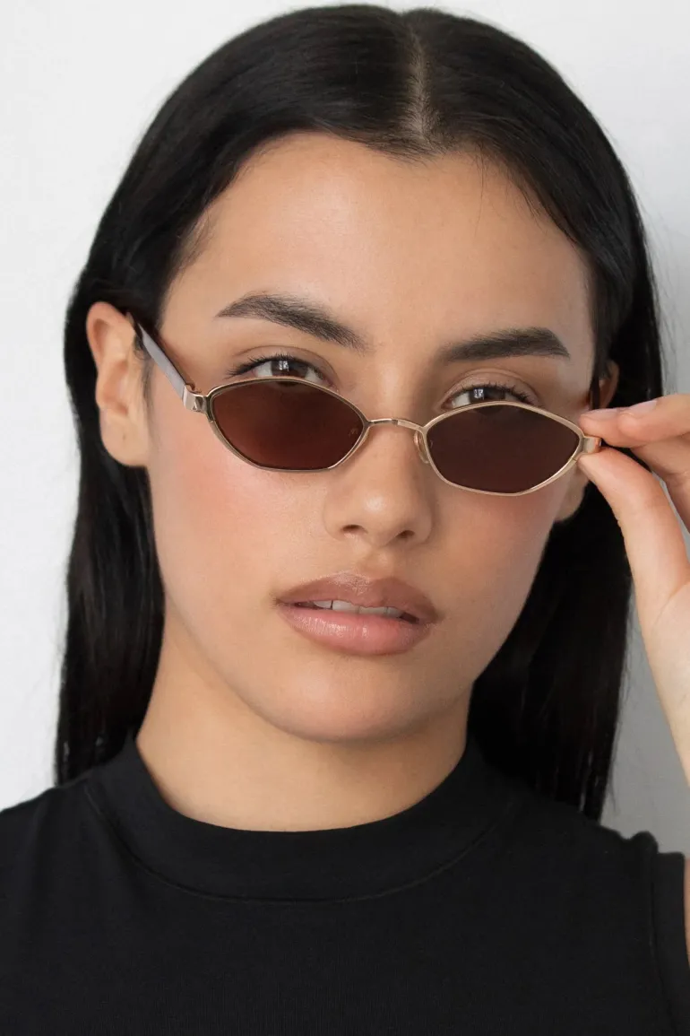 Farrah Sunglasses - Chestnut