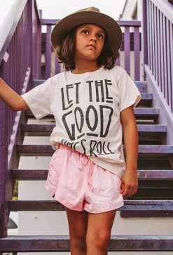 Let The Good Times Roll Tee - Ivory