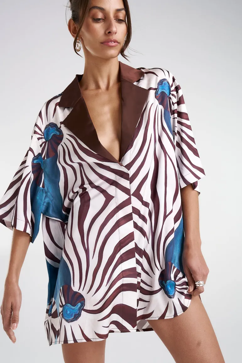 Luka Shirt Dress - Nautilus