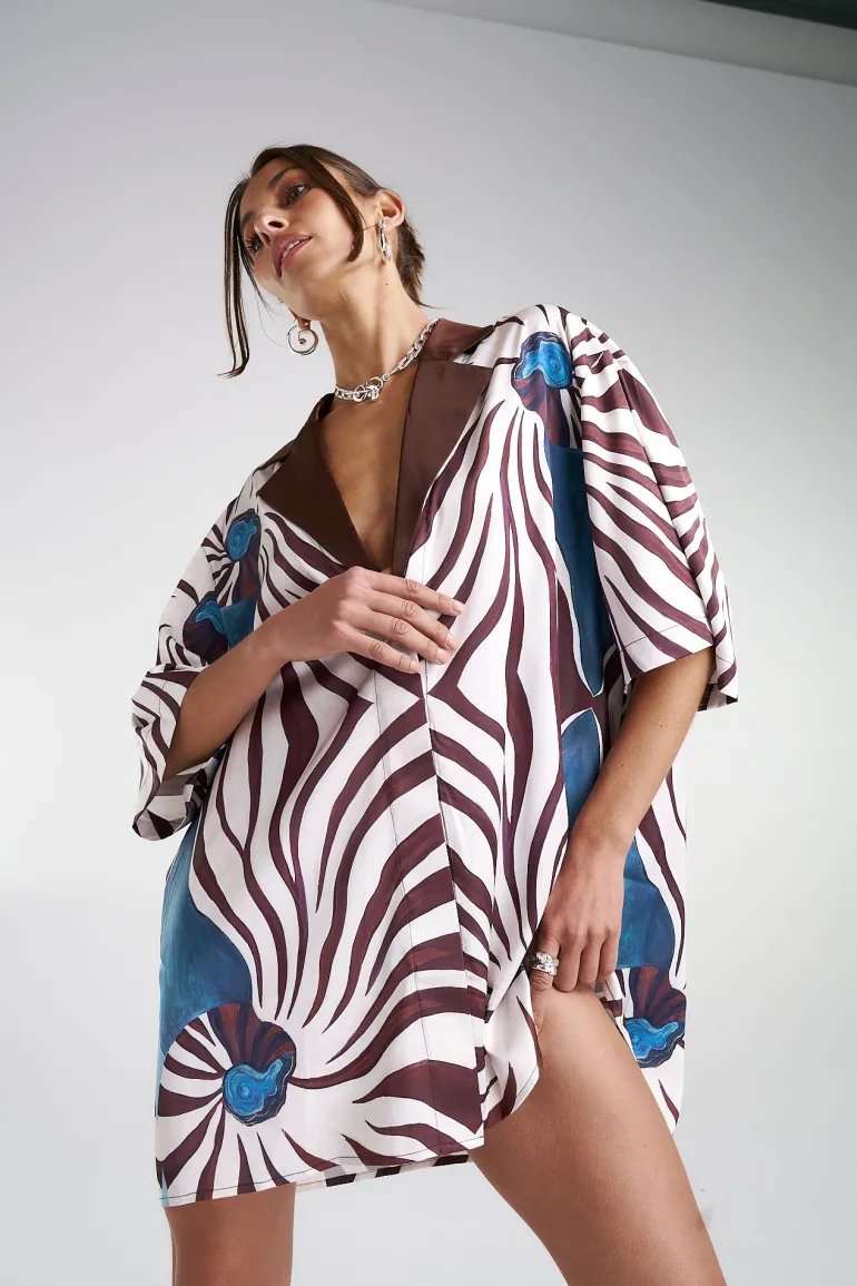 Luka Shirt Dress - Nautilus