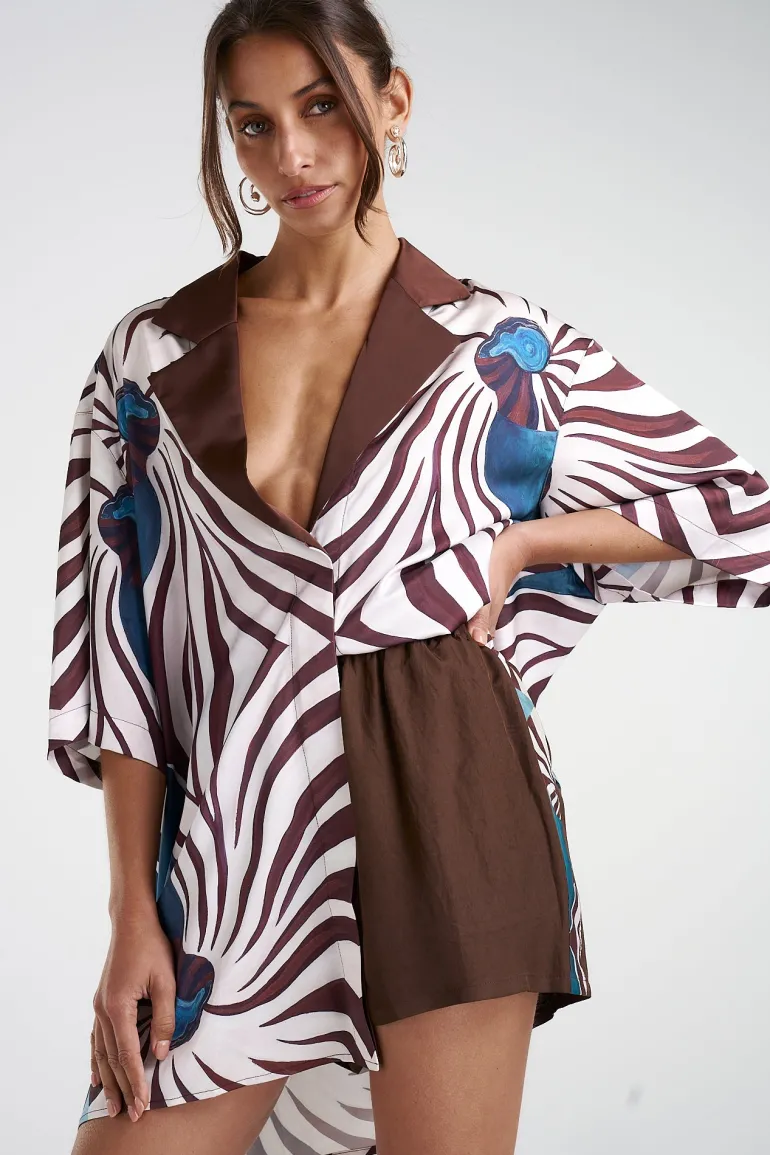 Luka Shirt Dress - Nautilus