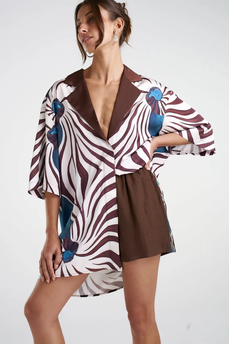 Luka Shirt Dress - Nautilus