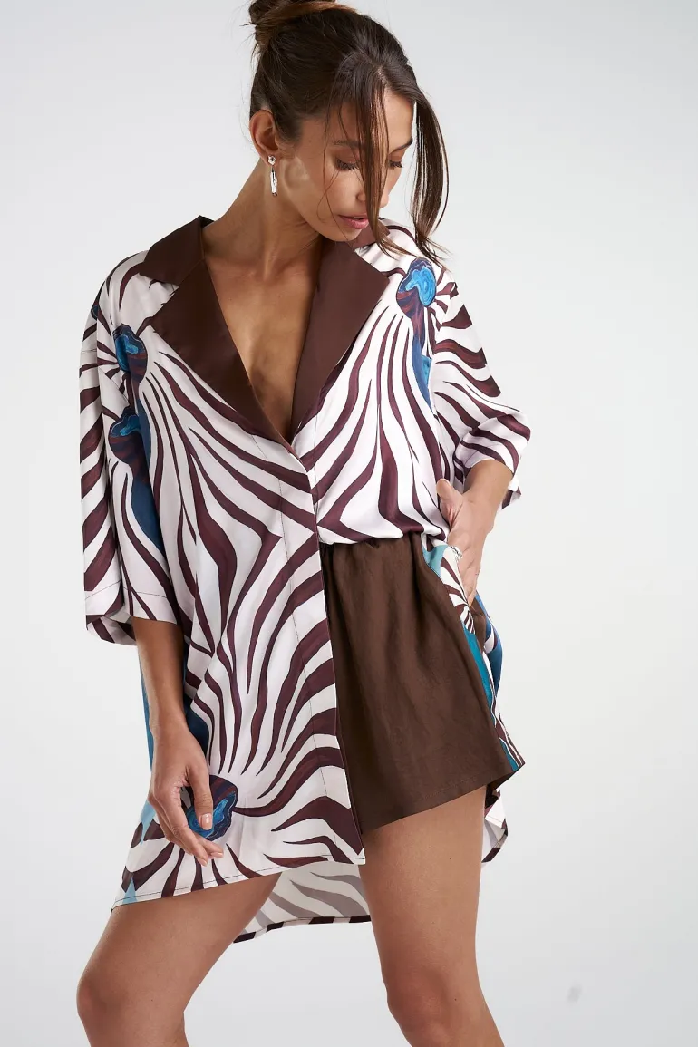 Luka Shirt Dress - Nautilus