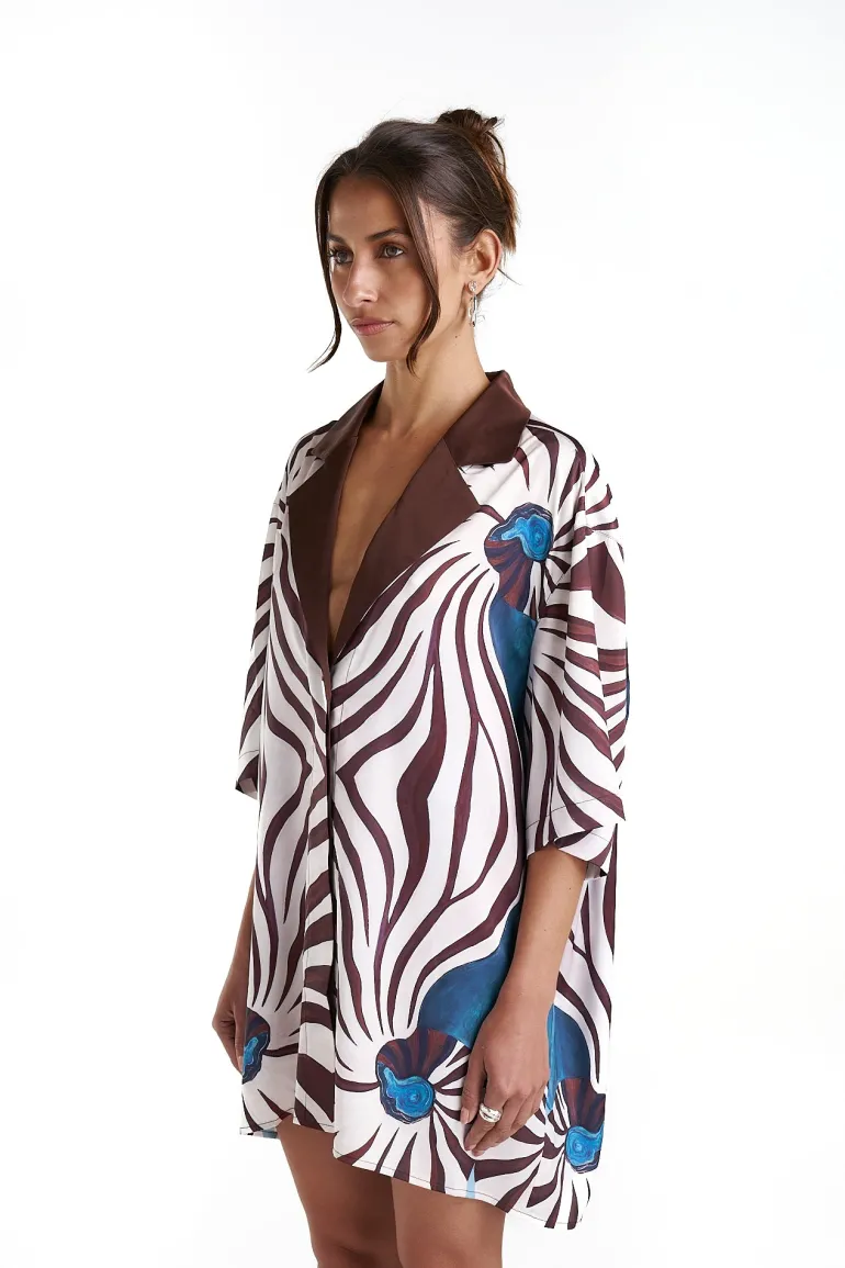 Luka Shirt Dress - Nautilus