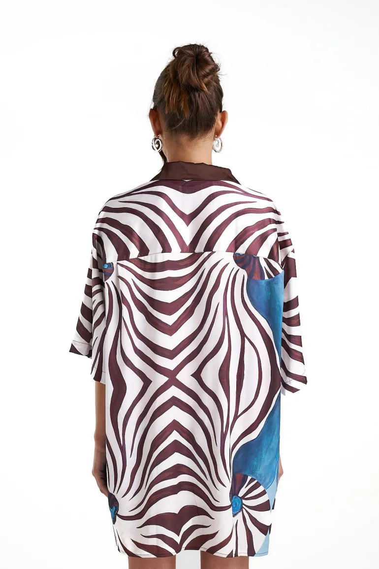 Luka Shirt Dress - Nautilus