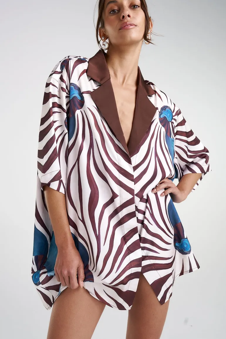 Luka Shirt Dress - Nautilus