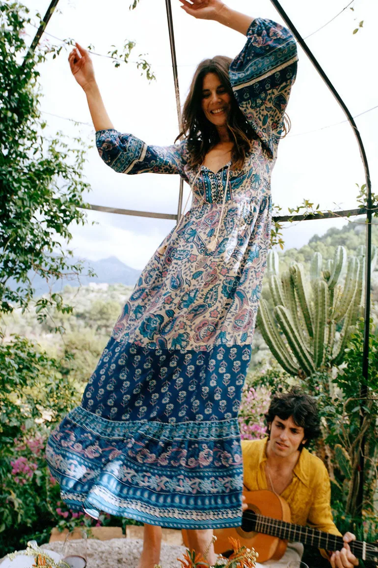 Marmont Gown - Lapis