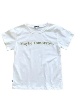 Maybe Tomorrow Tee - White