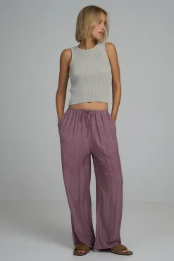 Monaco Knit Top - Soft Grey