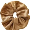 Oversized Satin Scrunchie - Gold