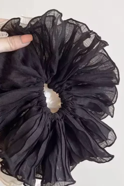 Oversized Scrunchie - Black