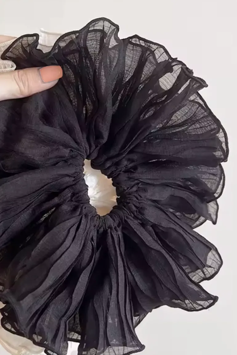 Oversized Scrunchie - Black