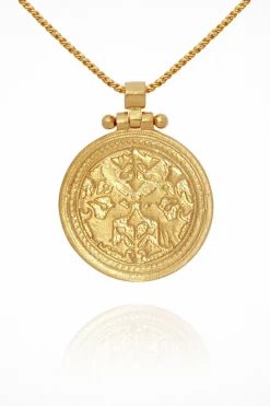 Peacock Necklace - Gold