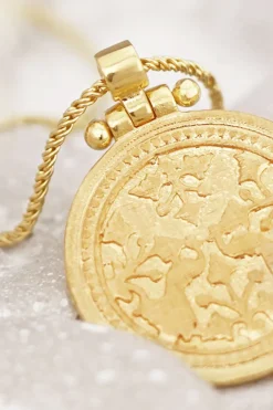 Peacock Necklace - Gold