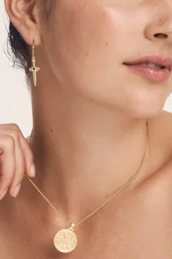 Peacock Necklace - Gold