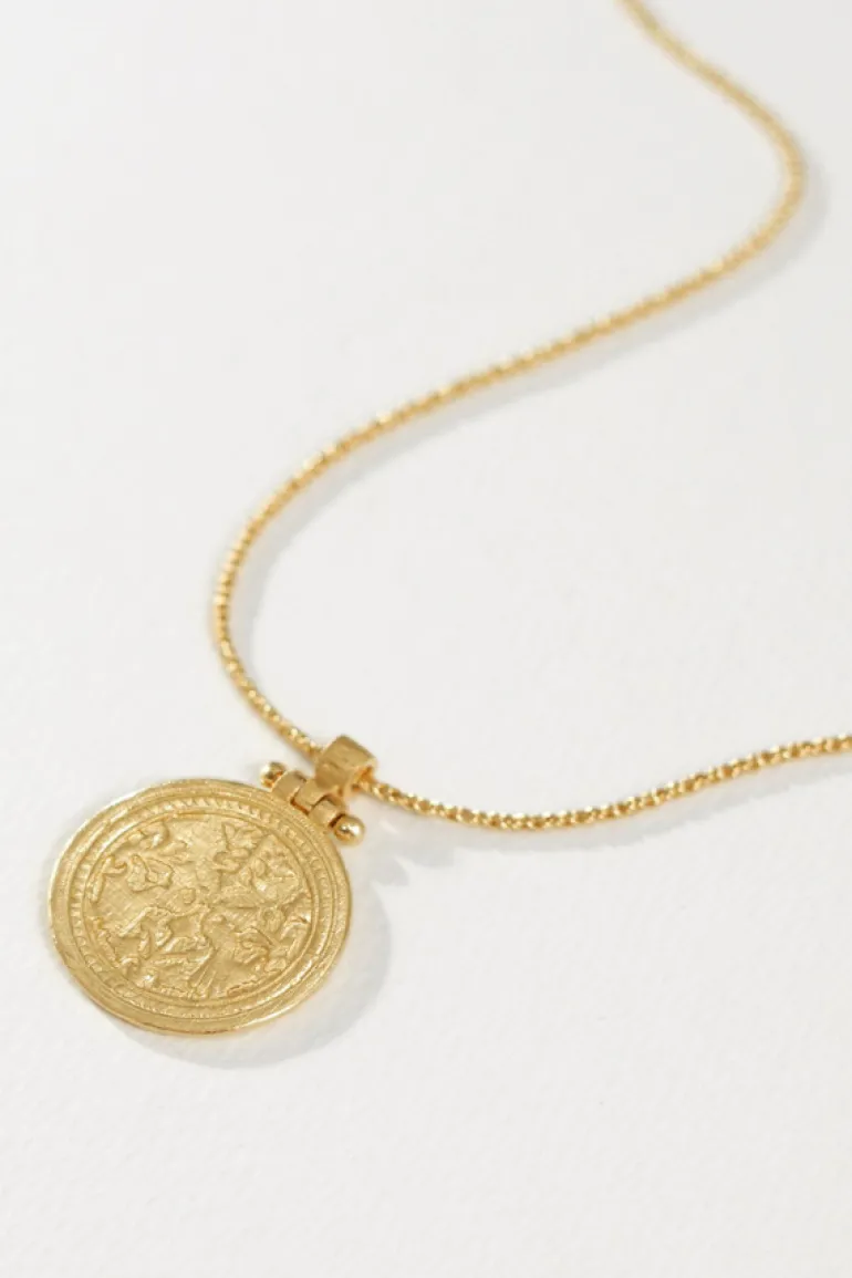 Peacock Necklace - Gold