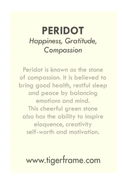 Peridot Crystal Bracelet | Sage Green and Cream - Silver