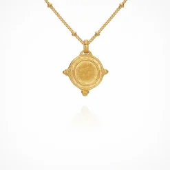 Petra Coin Necklace - Gold