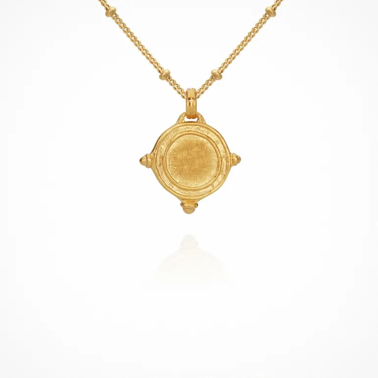 Petra Coin Necklace - Gold