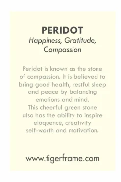 Rough Gem Charm Earrings - Peridot - Gold