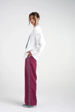 Sig Linen Pant - Plum