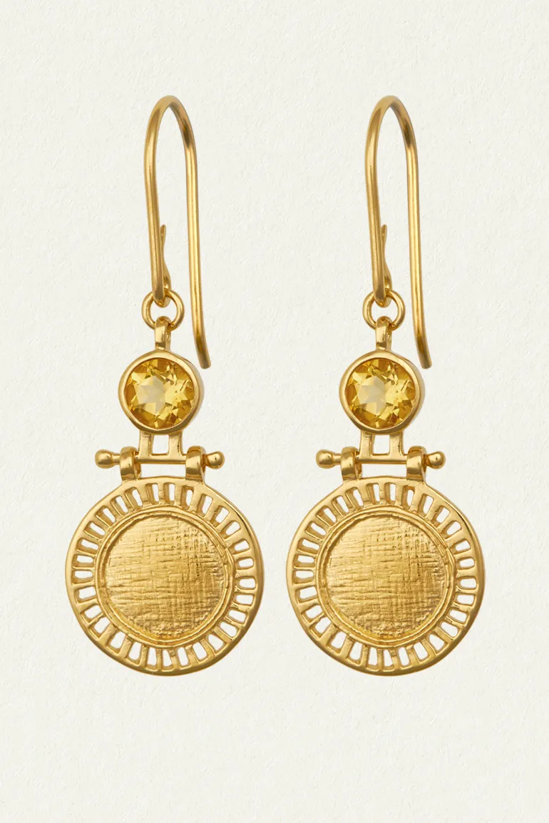 Solar Earrings - Gold