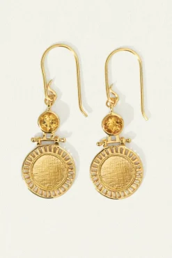 Solar Earrings  - Gold