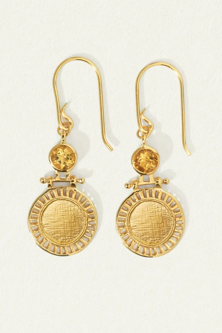 Solar Earrings - Gold