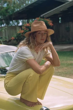 The Inca Fedora Hat- Natural