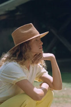 The Inca Fedora Hat- Natural