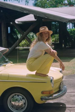 The Inca Fedora Hat- Natural